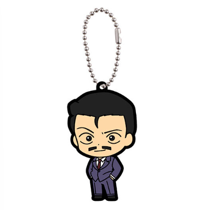 Capsule toy Detective Conan Capsule Rubber Mascot 2025 Mori Kogoro
