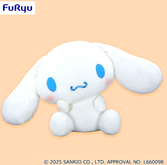 Sanrio Super Big Plush toy Kashige Pose 44cm New Japan Cinnamoroll