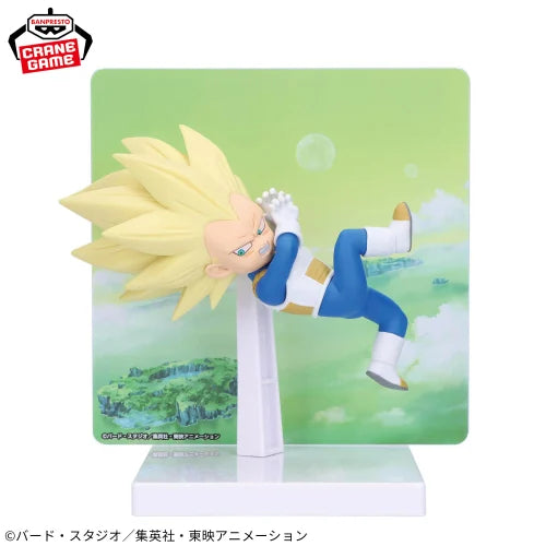 Dragon Ball Daima Super Saiyan 3 Vegeta (Mini) Figure with Panel