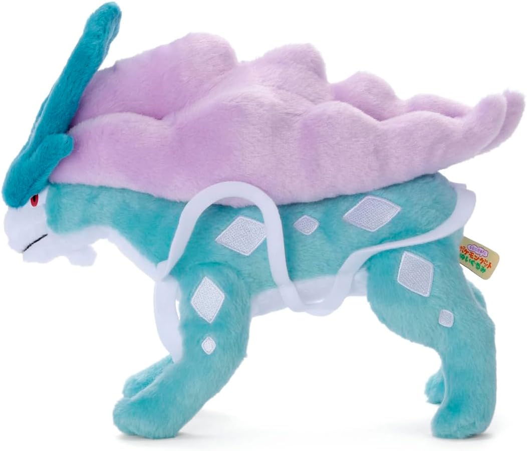 TAKARATOMY A.R.T.S Pokemon I've chosen for you! Pokemon Get Plush Toy Suicune Plush Toy Width approx. 27cm
