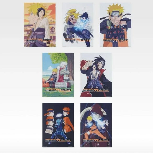 Ichiban Kuji Naruto Visual Board Complete Set of 4 K42421