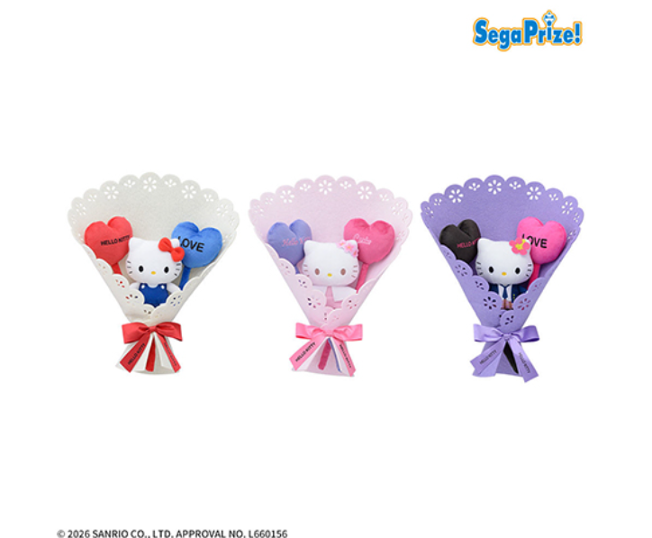 # Hello Kitty Plush Bouquet Pink1