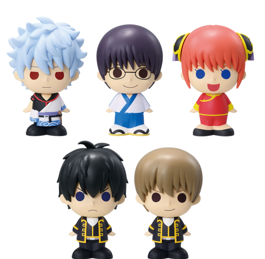 Ichiban Kuji Gintama 20th Anniversary Exhibition - Gathering of 20 Years Sofvic chu Figure 10cm Complete set