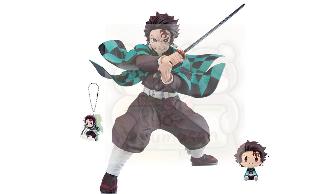 Demon Slayer Kimetsu Ichiban Kuji Upper Rank Three Tanjiro Kamado Figure set