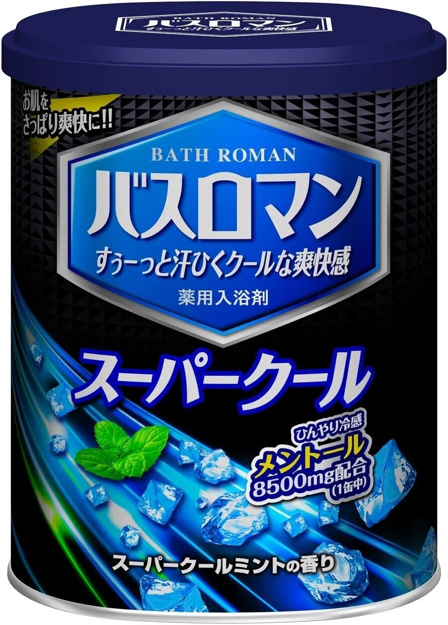 Bass Roman Super Cool 850g Japanese Bath Salt 600g Japan