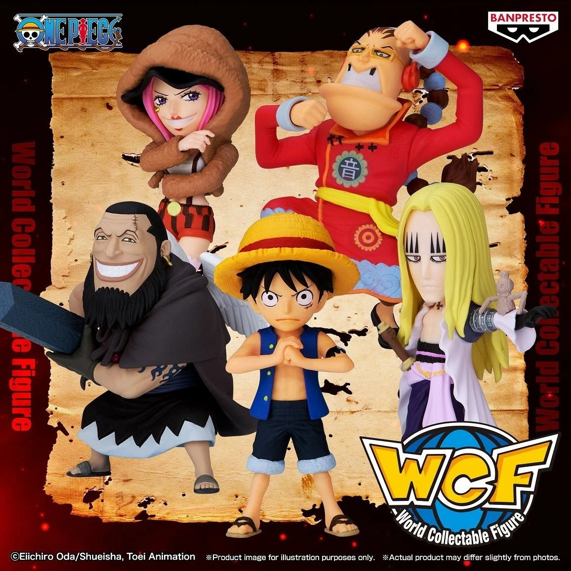 One Piece World Collectable Figure Sabaody Archipelago The Worst Generation set