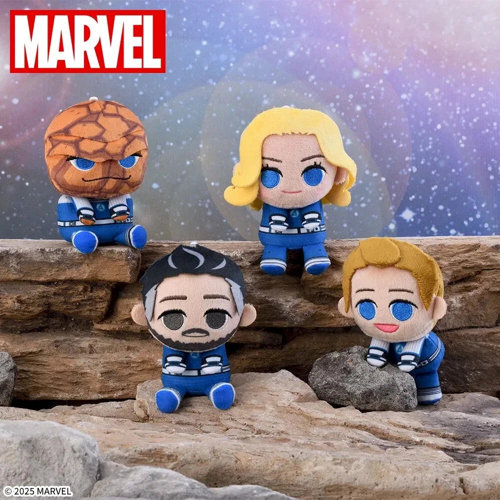 Fantastic Four First Step & You Mascot Plush 4 type complete MARVEL