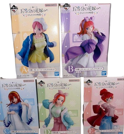 Ichiban Kuji The Quintessential Quintuplets Figure Complete Set