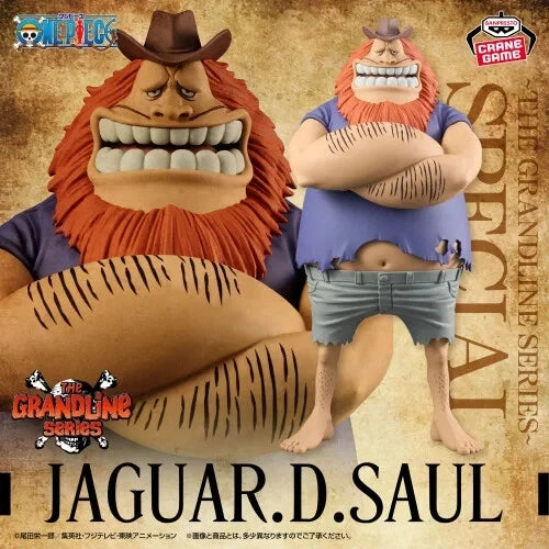 One Piece DXF THE GRANDLINE SERIES SPECIAL JAGUAR. D.SAUL Figure New