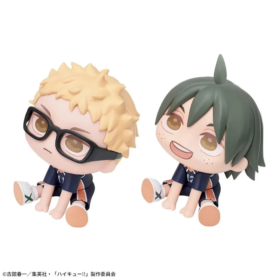 8/7 Haikyu!! Qyurume Mini Figure Tsukishima Yamaguchi Set