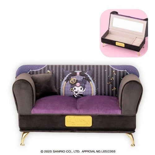 Kuromi Kingdom Sofa-shaped Jewelry Box New Japan
