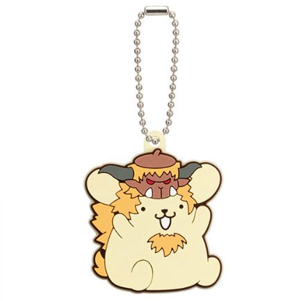 Capsule toy Monster Hunter × Sanrio Characters Capsule Rubber Mascot Pompompurin