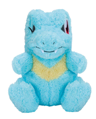 Pokemon Mohufugutto Hokkoi Iyasare Plush toy 20cm Totodile