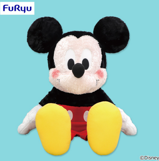 FukuFuku Fluffy Super Big Plush toy Mickey 54cm New