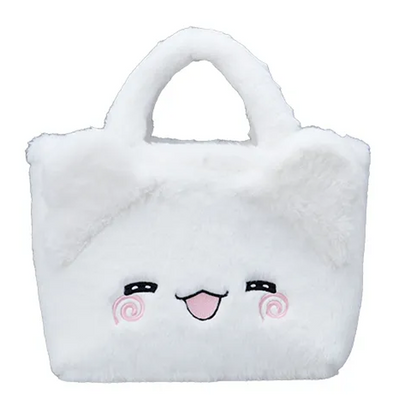 Hanamaru Obake Platinum Zakka Moko Moko Bag 25cm