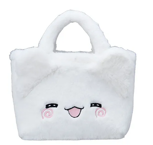 Hanamaru Obake Platinum Zakka Moko Moko Bag 25cm
