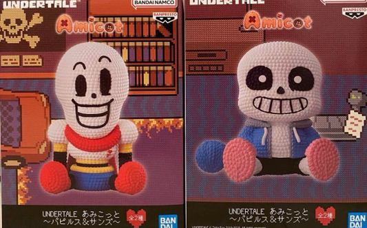 UNDERTALE Amicot Papyrus Sans Figure Set of 2