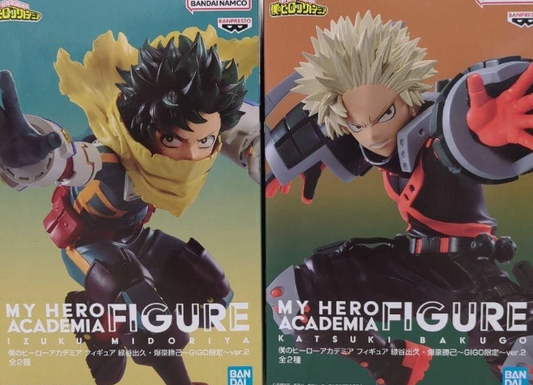 My Hero Academia Figure Izuku Midoriya Katsuki Bakugo GiGO Limited ver.2 set