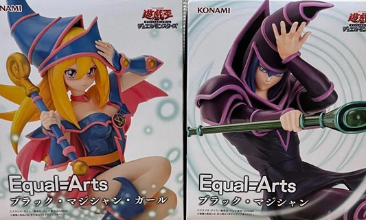 Yu-Gi-Oh! Equal=Arts Figure Dark Magician Dark Magician Girl Set New