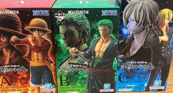 Ichiban Kuji One Piece Beyond the trial Luffy Zoro Sanji Figure set