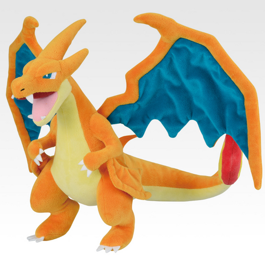 Ichiban Kuji Pokemon Mega Evolution Mega Charizard Y Plush toy 21cm