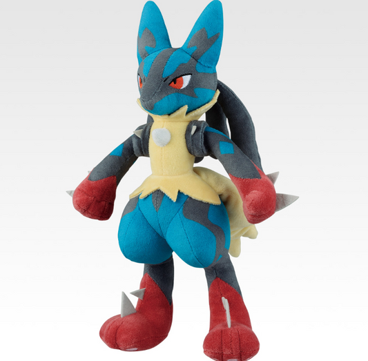 Ichiban Kuji Pokemon Mega Evolution Plush toy Mega Lucario 23cm