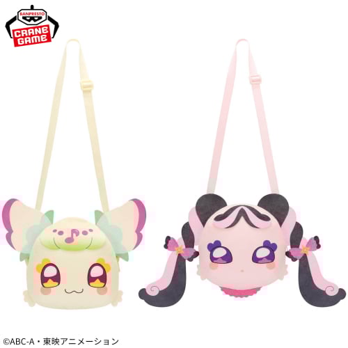 You and Idle Precure Shoulder Bag Pururin Meroron set 17cm