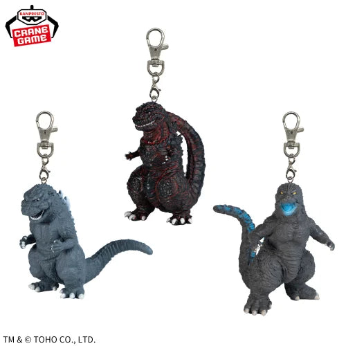 Toho Monster Series Godzilla Figure Keychain set