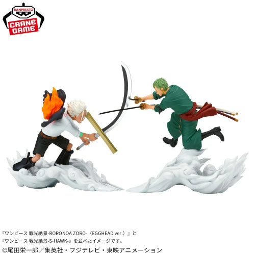 One Piece Senko Zekkei Roronoa Zoro S Hawk Figure set