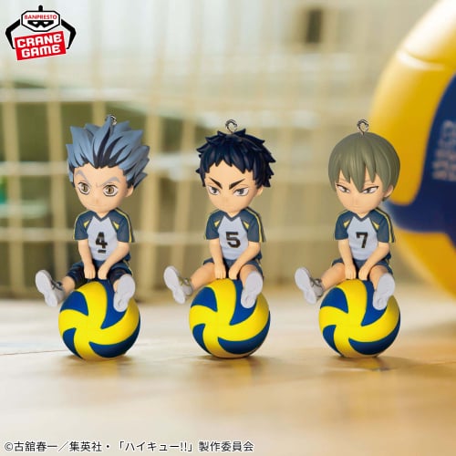 Haikyu!! Petit Norimasu Keychain vol.4 Complete set 6cm