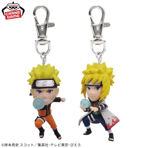 Naruto Shippuden Figure Keychain Naruto Uzumaki / Minato Namikaze set