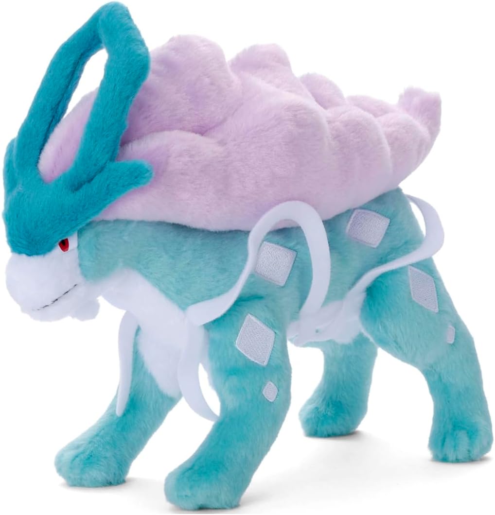 TAKARATOMY A.R.T.S Pokemon I've chosen for you! Pokemon Get Plush Toy Suicune Plush Toy Width approx. 27cm