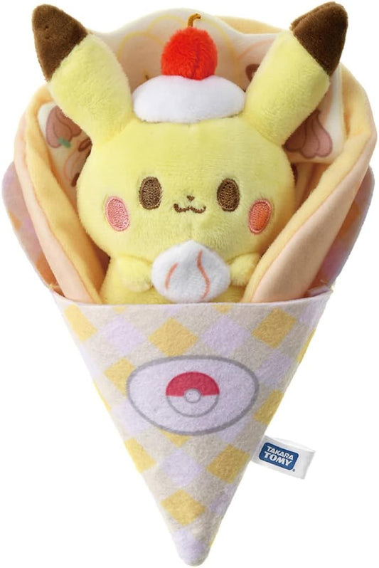 Pokemon Poke Piece Kuru Kuru Crape Plush toy 7x13x18 cm Pikachu