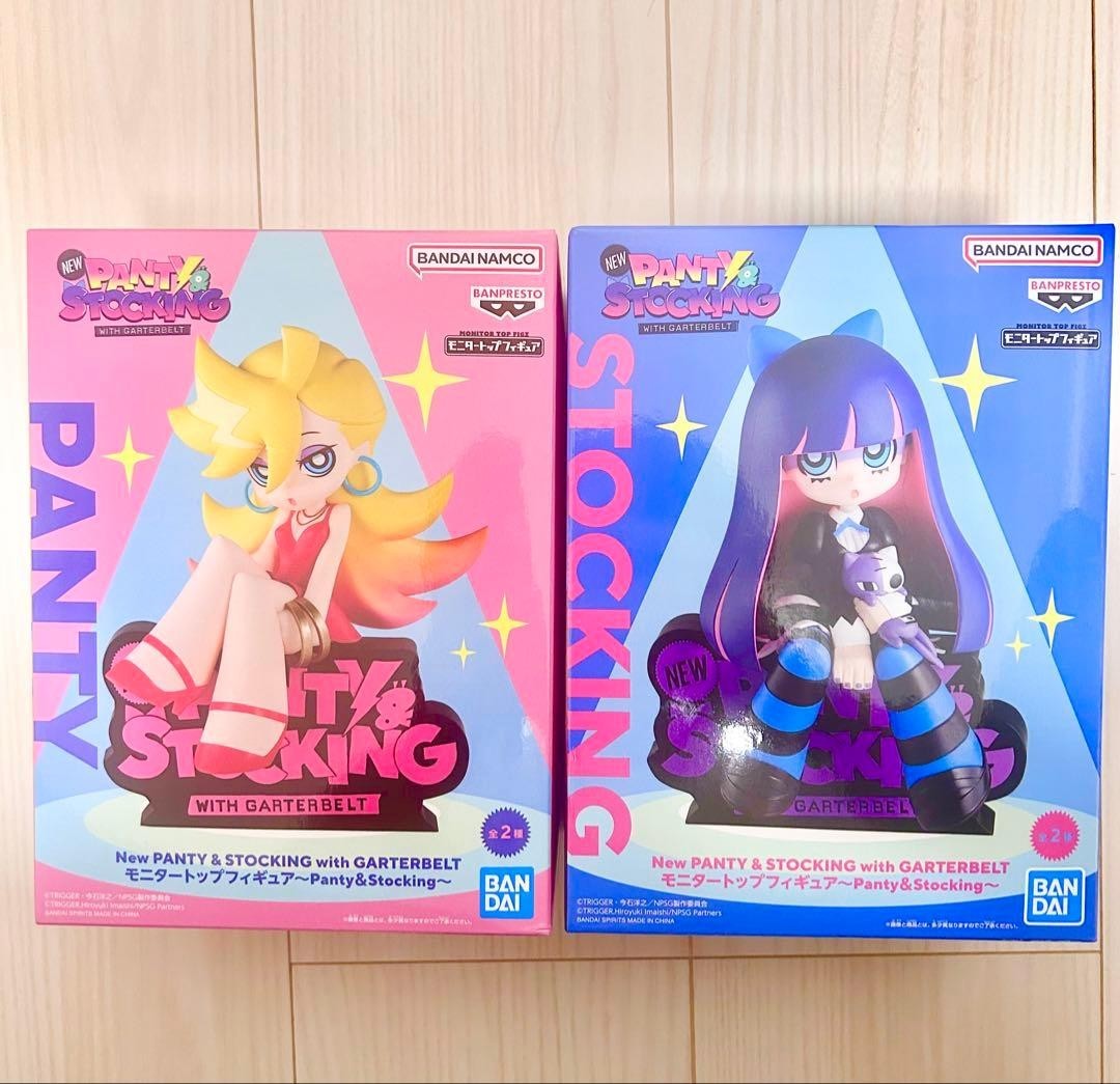 New PANTY & STOCKING with GARTERBELT Monitor Top Figure ~Panty & Stocking~ 12cm0
