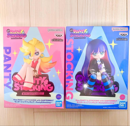 New PANTY & STOCKING with GARTERBELT Monitor Top Figure ~Panty & Stocking~ 12cm0