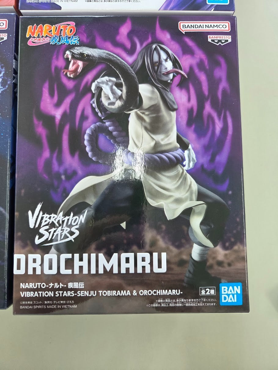 # NARUTO VIBRATION STARS Figure Set Sasuke Orochimaru Tobirama Senju 3