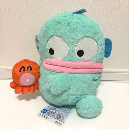 # Sanrio Hangyodon Turning Back Piggyback Pair Plush Toy 30cm Japan New1