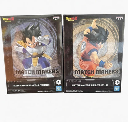 Dragon Ball Z MATCH MAKERS Son Goku VS Vegeta set of 2 new japan1