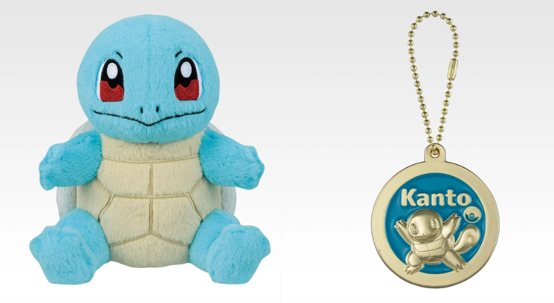 # Ichiban Kuji Pokemon 30th Anniversary Plush Toy Metal Charm Set of 2 Squirtl0