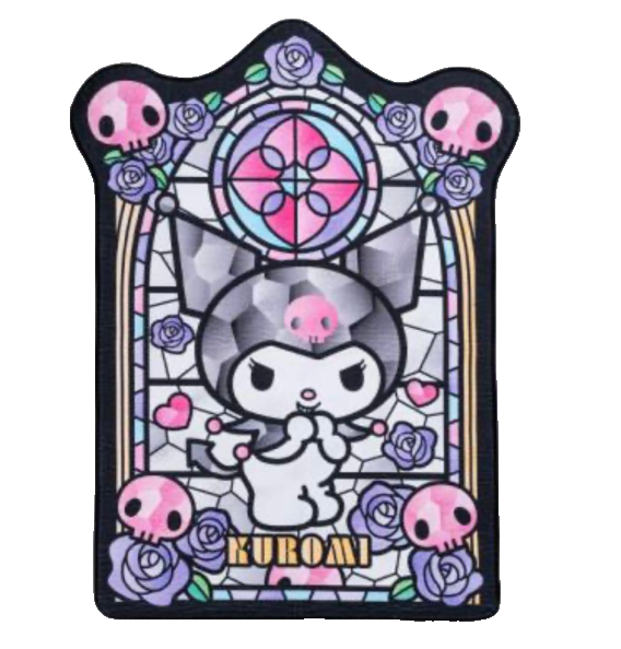 # Sanrio Kuromi Stained Glass Extra Large Die-Cut Mat 120cm0