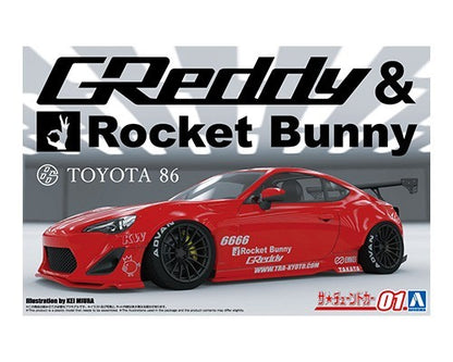 The Tuned Car No. 1 1/24 ZN6 TOYOTA 86 ’12 GREDDY & ROCKET BUNNY ENKEI Ver.0