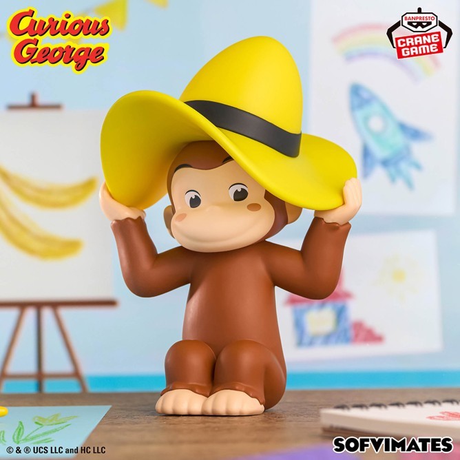 # UNIVERSAL Large SOFVIMATES Curious George Figure0