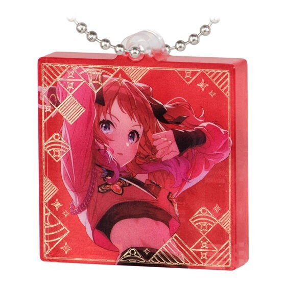 # Capsule Toy Gakuen Idolmaster Acrylic Block Charm Hanami Saki0