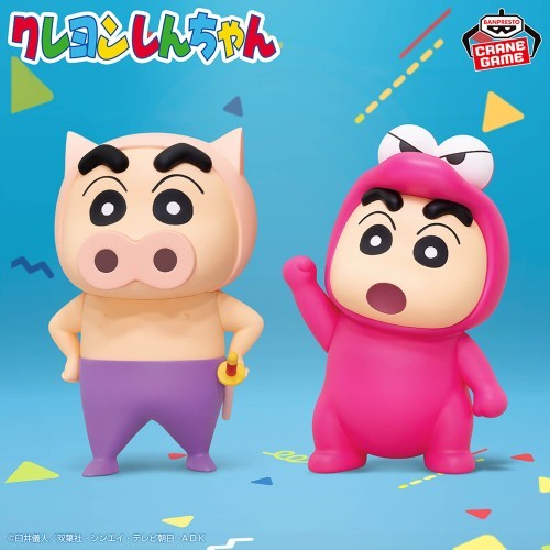 Crayon Shin-chan Cosplay Shin-chan Figure ~ Buri Buri Zaemon and Waniyama-san3