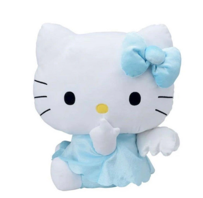 # Hello Kitty LL Plush Toy Light Blue Angel0