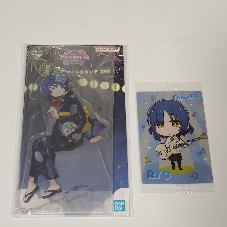 Ichiban Kuji Bocchi the Rock Yamada Ryo Acrylic Stand Card Set K42070