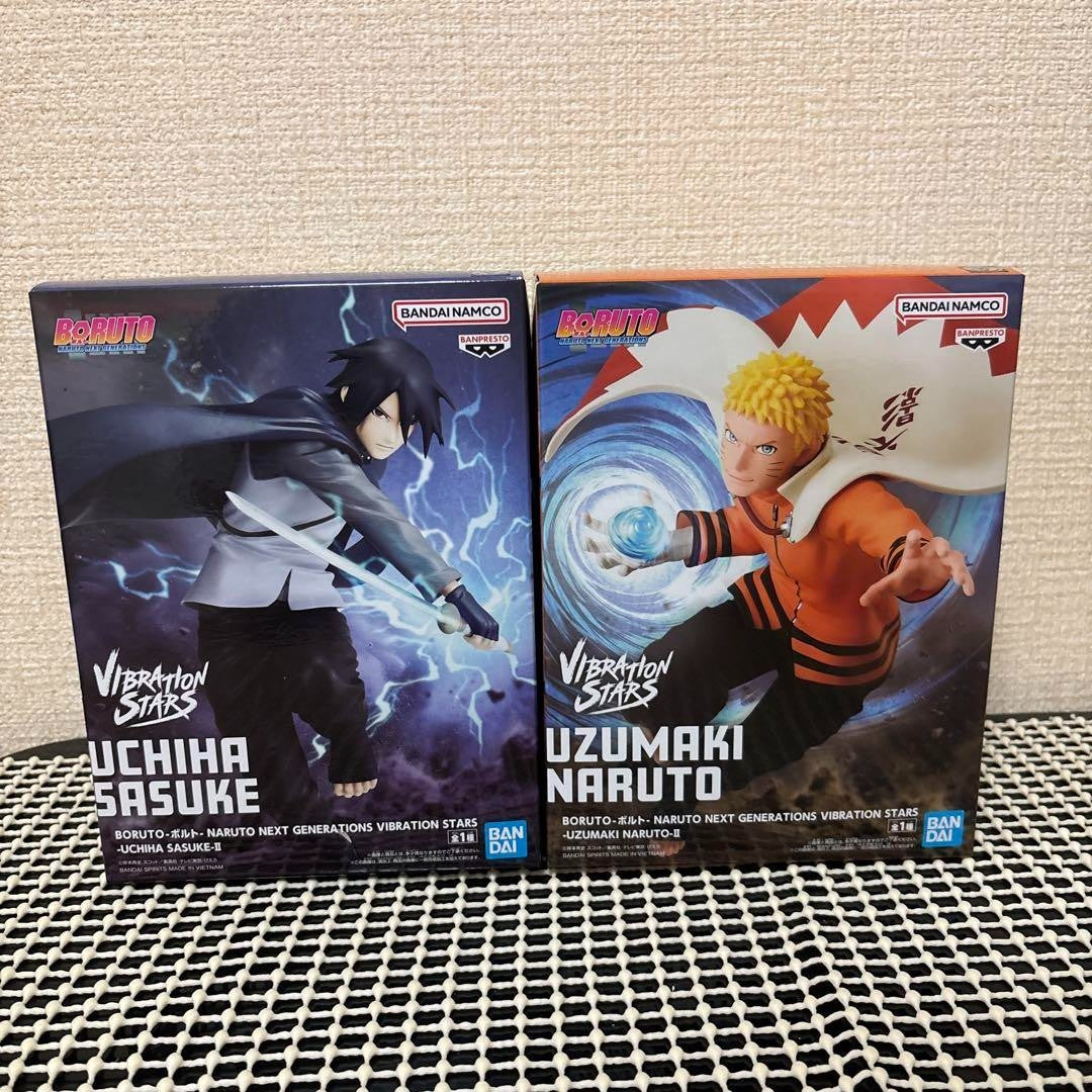 BORUTO NARUTO  VIBRATION STARS Naruto Sasuke Figure set 0