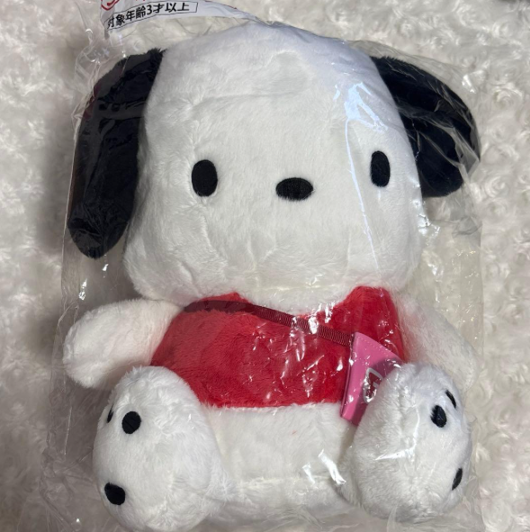 # Sanrio Hapidanbui Lottery Prize: Pochacco Plush Toy2