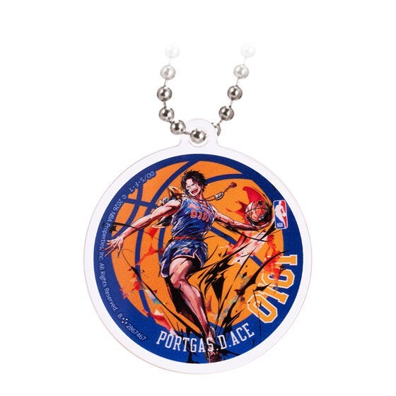 # Capsule Toy ONE PIECE x NBA Capsule Acrylic Charm Ace0