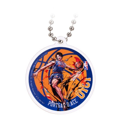 # Capsule Toy ONE PIECE x NBA Capsule Acrylic Charm Ace0